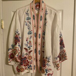 Johnny Was Sicilia Linen Kimono